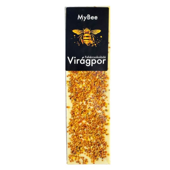 Mézes Gergő Méhészete MyBee Virágporral szórt fehércsokoládé prémium méhészeti különlegesség 100g