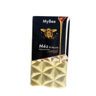 Mézes Gergő Méhészete MyBee Méztejszínnel töltött fehércsokoládé, fahéjas prémium csokoládé